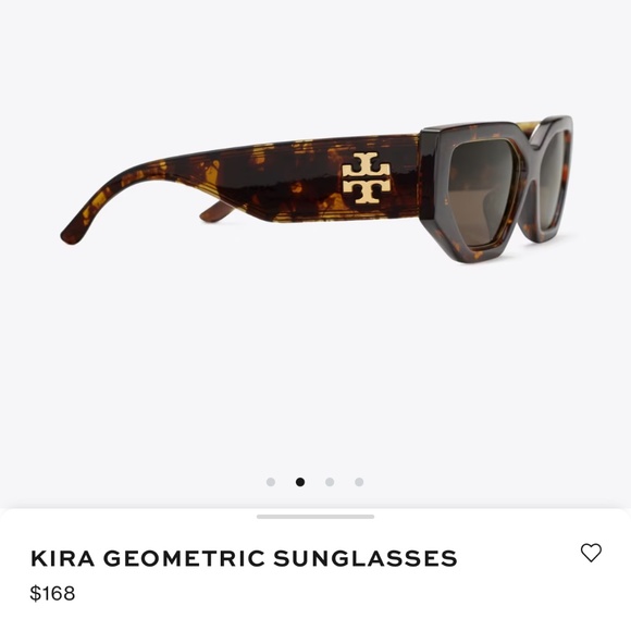 Women\'s Sunglasses Tory Burch Kira Geometric Sunglasses Dark Tortoise